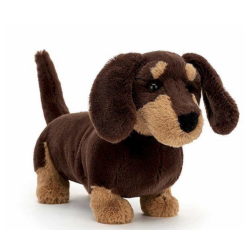 Peluche chien Otto small sausage dog