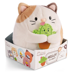 Peluche Chat Angy 16cm Mymochi