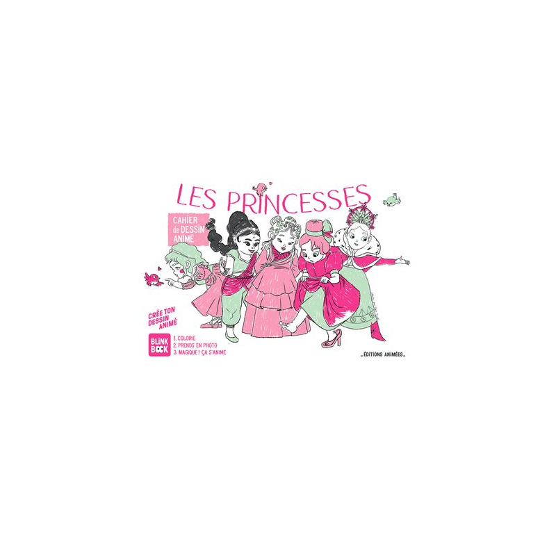 Cahier de Dessin Animé - Les Princesses