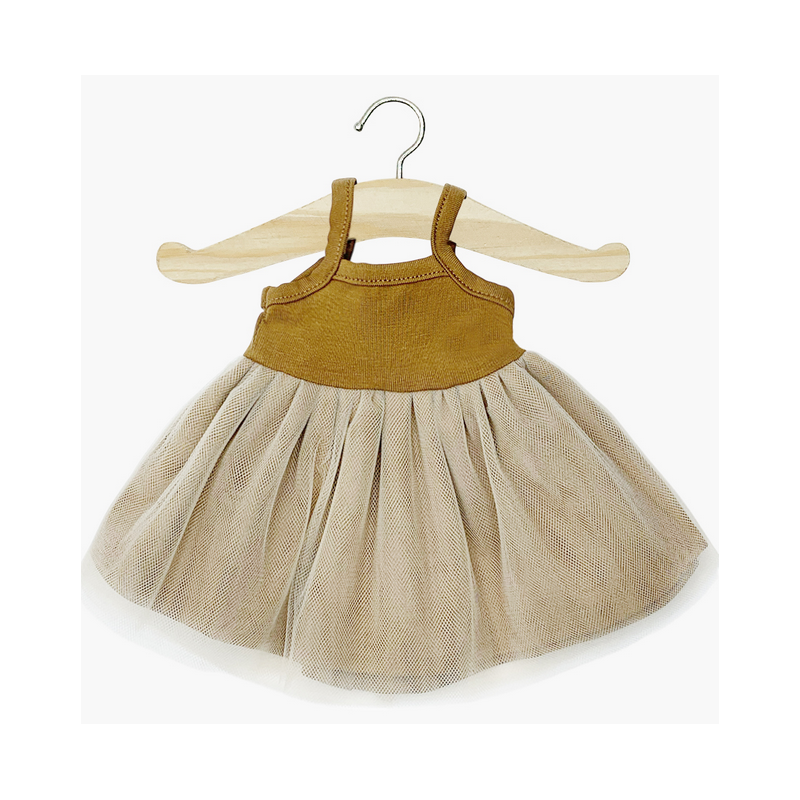 Tutu Rosella en Jersey Havane et Tulle Miel