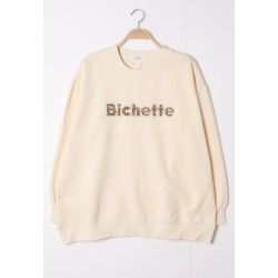 SWEAT BICHETTE Crème