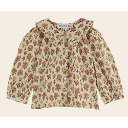 Blouse imprimée champêtre