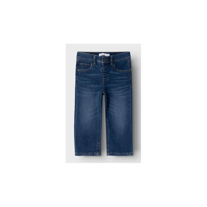 Jean straight dark blue denim