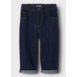 Jean coupe fuselée dark blue denim