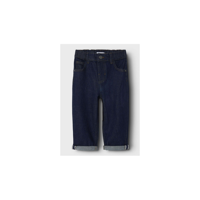 Jean coupe fuselée dark blue denim