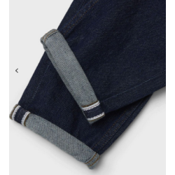 Jean coupe fuselée dark blue denim