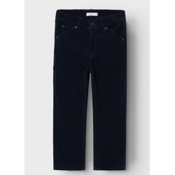 Pantalon velours côtelé marine