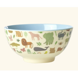 Grand bol melamine Sweet jungle print