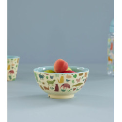 Grand bol melamine Sweet jungle print