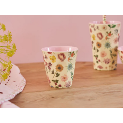 Tasse moyenne - Crème - Floras Dream Print