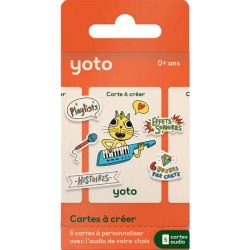 5 Cartes à créer Yoto