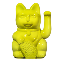 Maneki Neko Chat Glossy Yellow