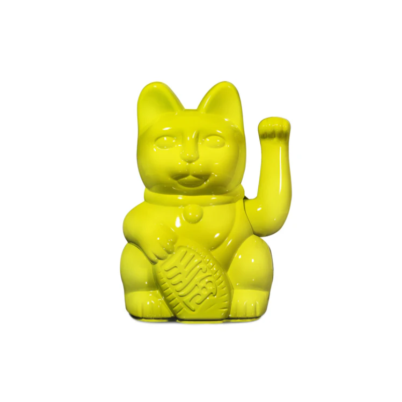 Maneki Neko Chat Glossy Yellow