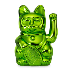 Maneki Neko Chat Shiny Green