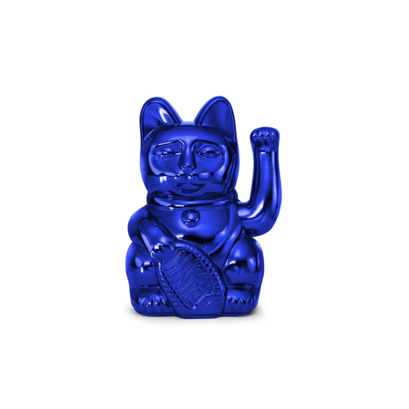 Maneki Neko Chat Shiny Blue