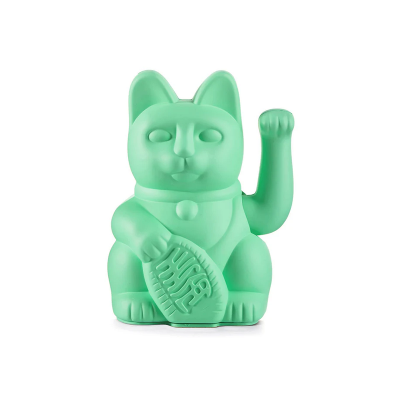 Maneki Neko Chat Mat Mint Green