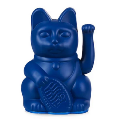 Maneki Neko Mini Dark Blue