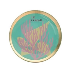 Plaque de Verre "Le corail"