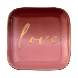 Plaque en Porcelaine "Love"