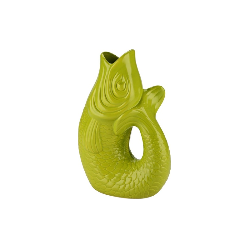 Vase Poisson Vert Lime 25cm