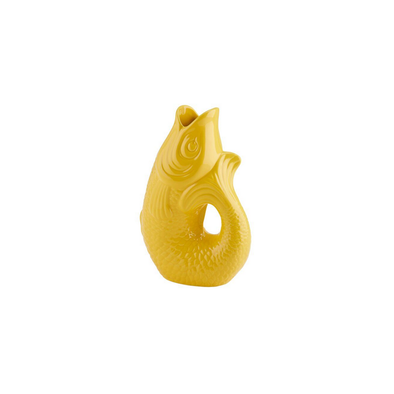 Vase Poisson Jaune 25cm