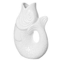 Vase Poisson Blanc 25cm