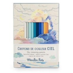 12 crayons de couleur et cartes...