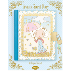 Carnet de journal secret avec cadenas, Prunelle