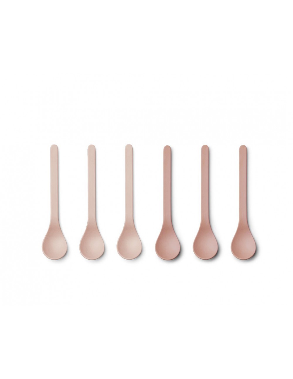 Etsu Bamboo Spoon 6 Pack -cuillères Coral blush mix