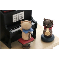 Boite a musique cats play piano Solib