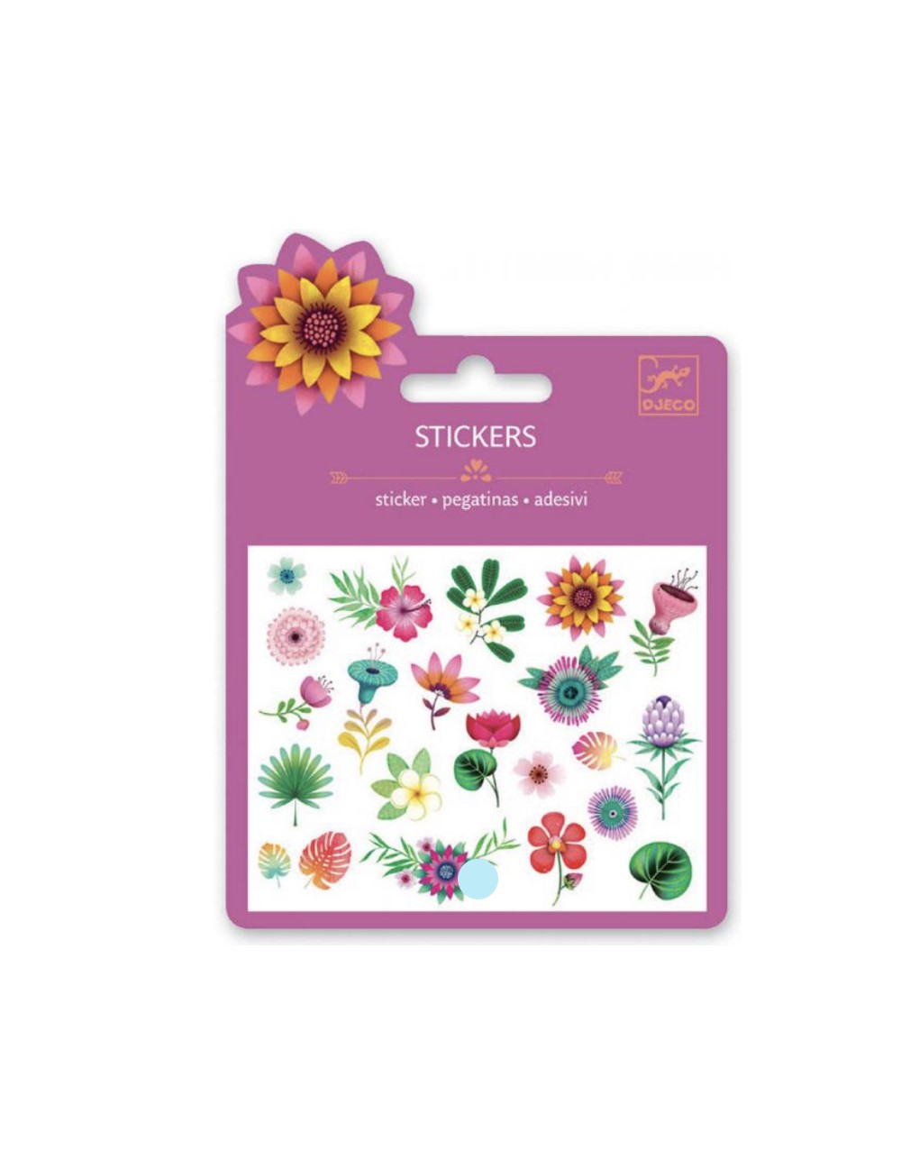 Mini stickers - Fleurs tropicales
