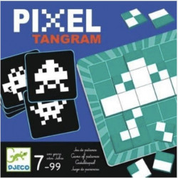 Pixel tangram