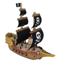 Maquette le bateau de pirates 3d