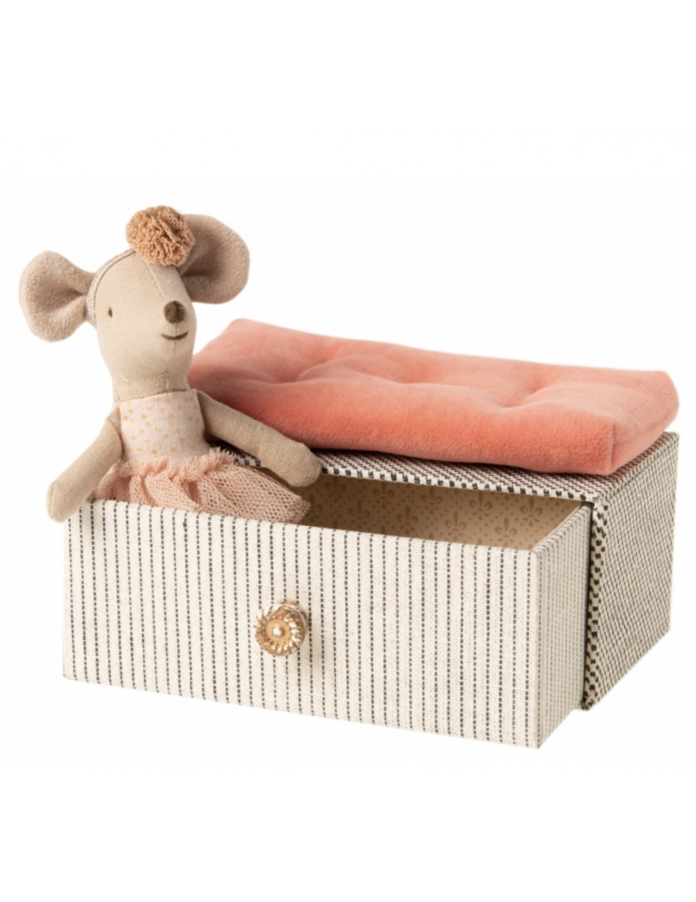 dansing mouse in daybed Maileg