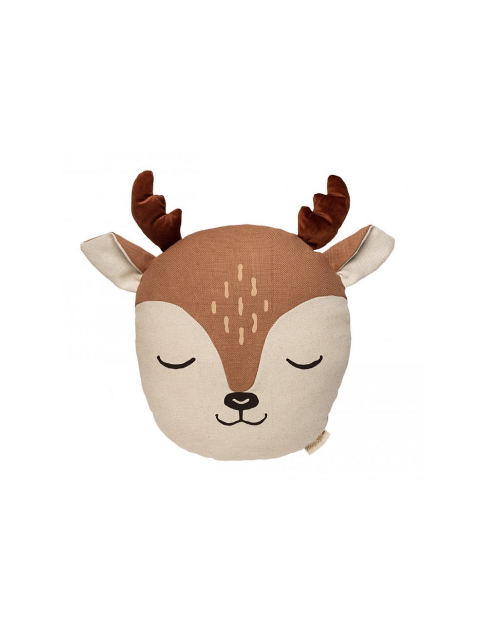 Coussin Deer Sienna brown