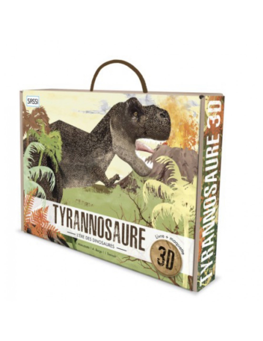 Maquette 3D Le tyrannosaure L'ère des dinosaures