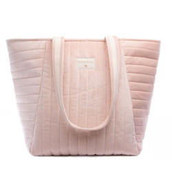 Savanna velvet Maternity Bag bloom pink