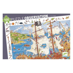 Puzzle d'observation Les pirates - Djeco