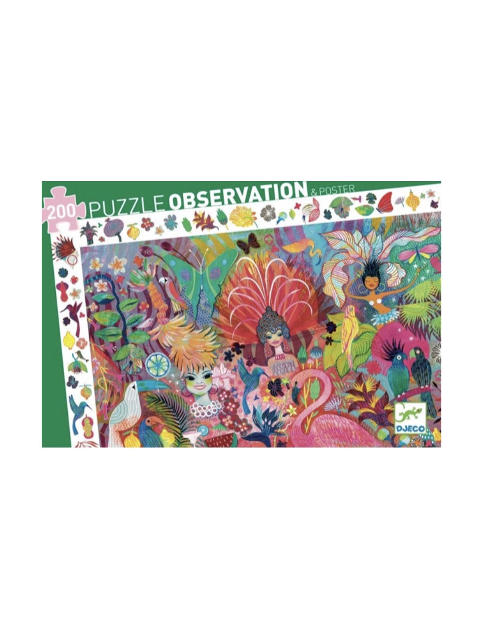 Puzzle d'observation carnaval de rio 200 pièces - Djeco