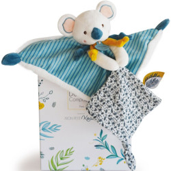 Coffret doudou plat Yoca le koala (25 cm)