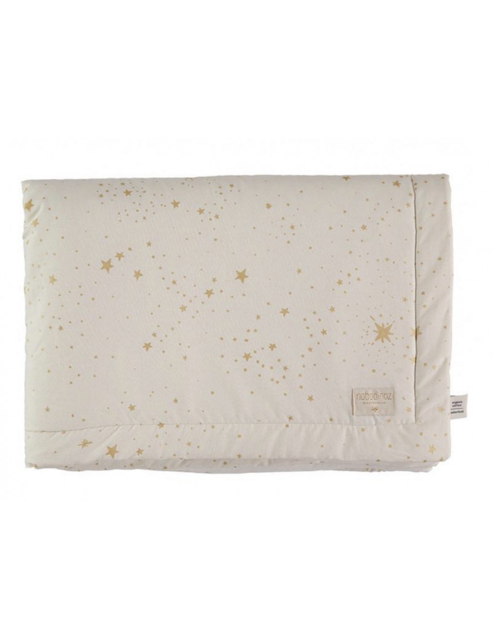 COUVERTURE LAPONIA BLANKET SMALL 140X100 GOLD STELLA NATURAL