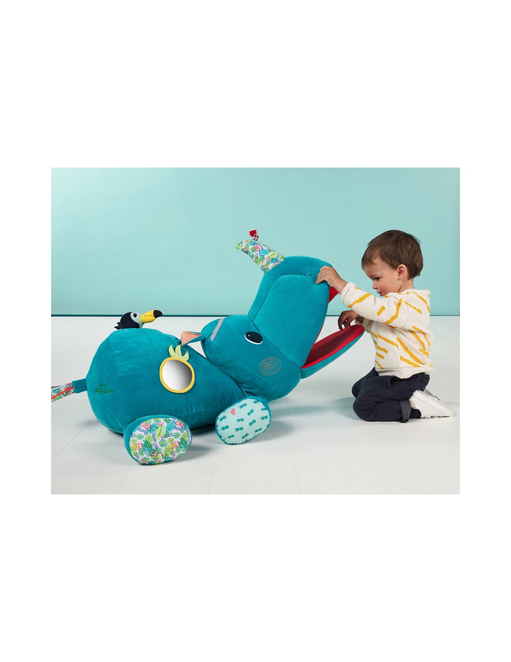 Grande peluche Range-secrets Joe le dragon de Lilliputiens