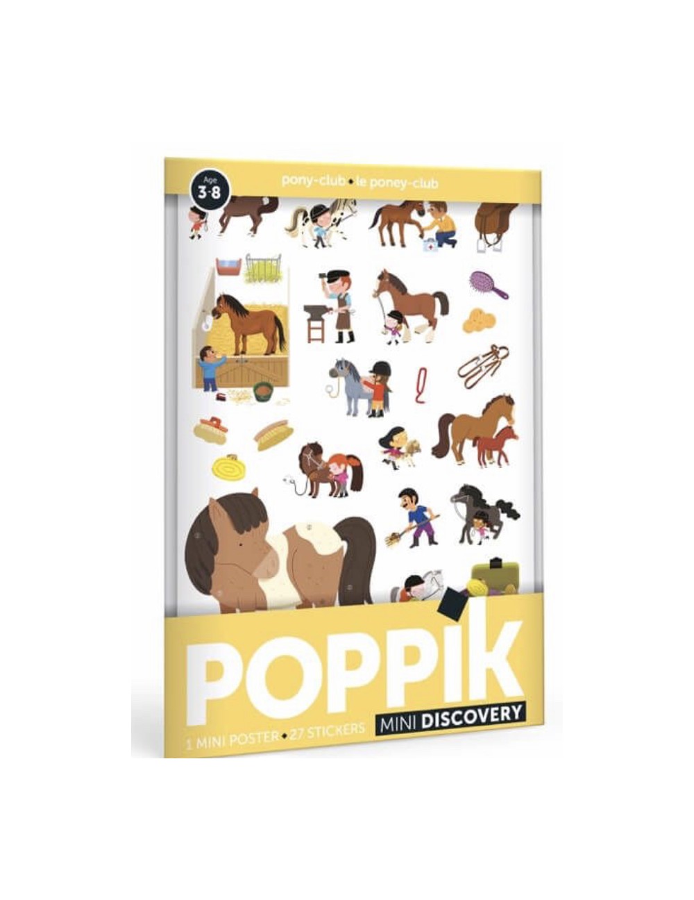 Poney club mini poster Poppik