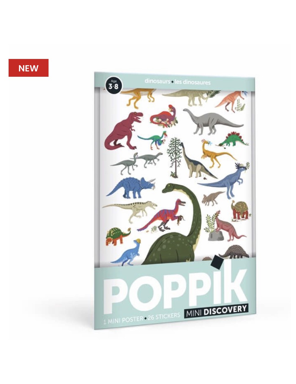 Dinosaures mini poster Poppik