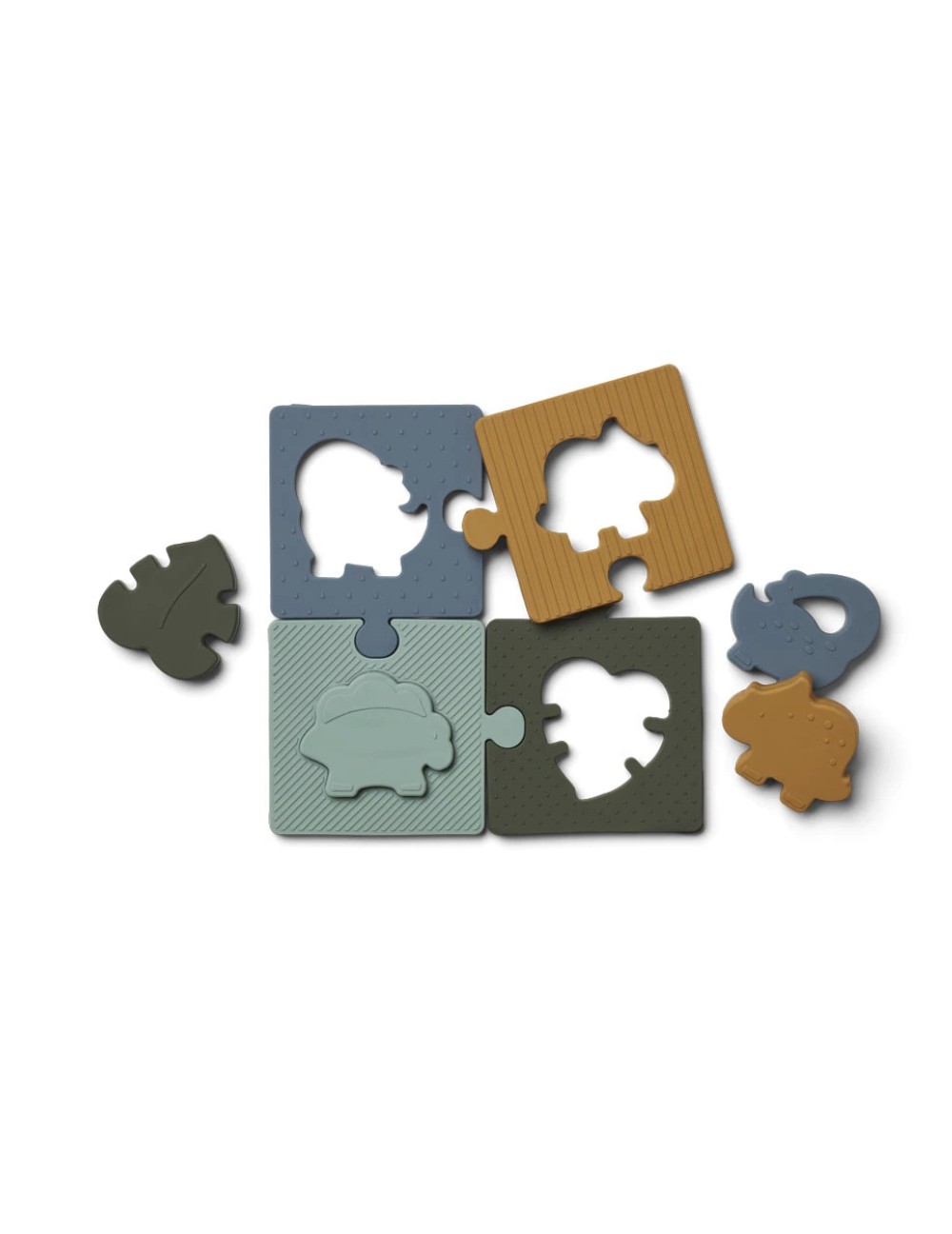 Puzzle bodil Dino blue multi mix