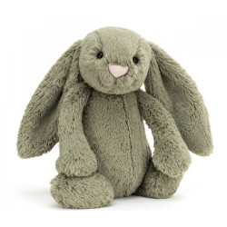 Peluche lapin bashful medium vert fern