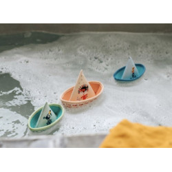 Jouets de bain 3 bateaux jungle