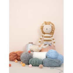 Peluche lion coton bio