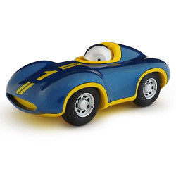 Voiture Speedy Playforever Le Mans bleu roi/jaune