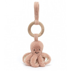 Odell Octopus Toy Anneau En Bois